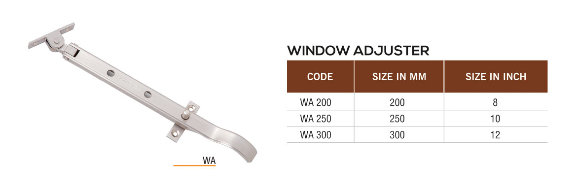 WA by Decor Brass Hardware Window Fittings