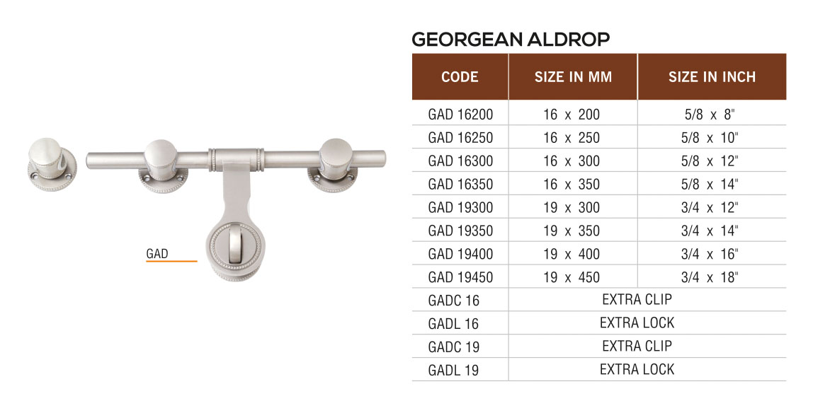 GAD by Decor Brass Hardware Accessories